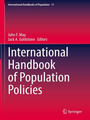 cover image of International Handbook of Population Policies